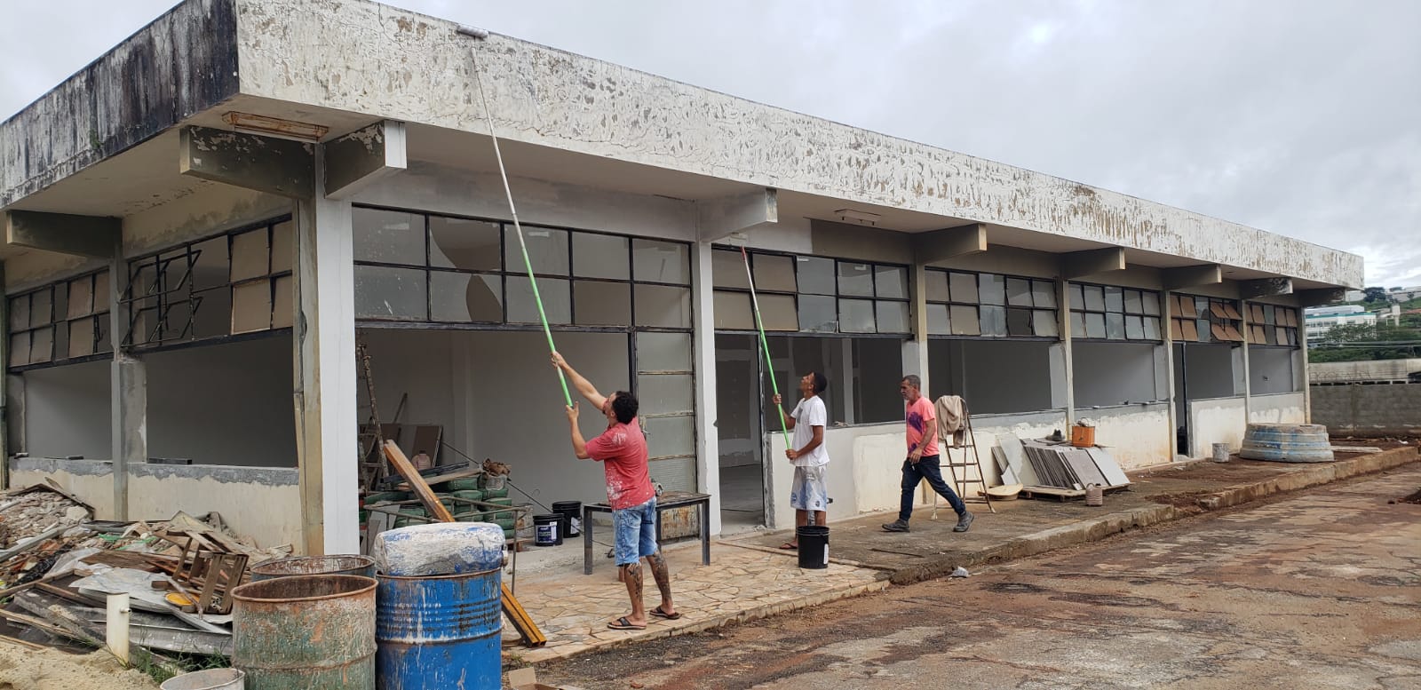 Avança reforma do antigo prédio do DER para instalação da Secretaria de Obras